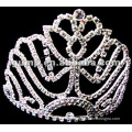 rhinestone large tiara crown (GWST12-601D)